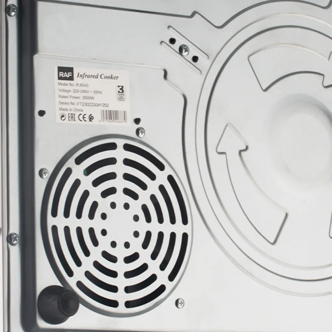 RAF Microcrystalline Plate Single Burner Infrared Electric Stove (R.8019)